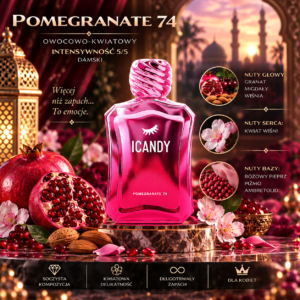 ICANDY Pomegranate 74 Dubai Perfumy Arabskie Damskie 100 ml