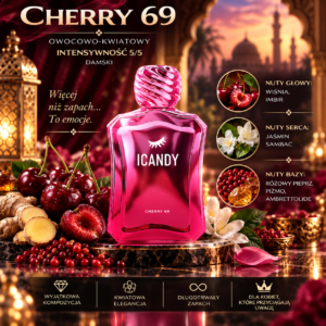 CHERRY 69 – Dubai Perfumy Arabskie Damskie Owocowo-Kwiatowe 100 ml