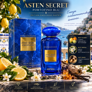 ASTEN SECRET PORTOFINO BLU Dubai Perfumy Arabskie Unisex Orientalno-Przyprawowe Eau de Parfum 100 ml