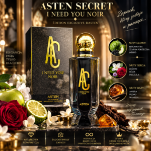 ASTEN I NEED YOU NOIR – Dubai Perfumy Arabskie Damskie Kwiatowo-Orientalne 100 ml