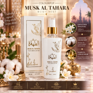 MUSK AL TAHARA – Dubai Perfumy Arabskie Mgiełka do Ciała i Stref Wrażliwych 200 ml
