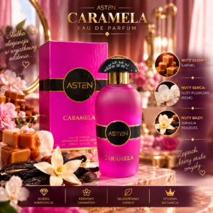 ASTEN CARAMELA – Dubai Perfumy Arabskie Damskie Słodko-Gourmandowe 100 ml