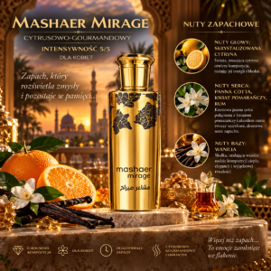 MAWWAL MASHAER MIRAGE Dubai Perfumy Arabskie Damskie Cytrusowo-Gourmand 100 ml