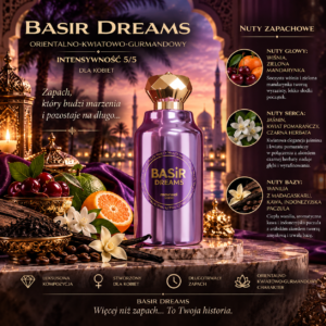 MAWWAL Basir Dreams Dubai Perfumy Arabskie Damskie Orientalno-Kwiatowo-Gourmand 100 ml