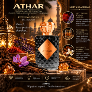 MAWWAL ATHAR Dubai Perfumy Arabskie Męskie Orientalno-Przyprawowe 100 ml