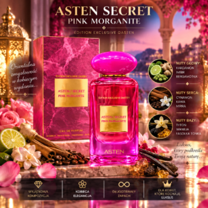 ASTEN SECRET PINK MORGANTITE Dubai Perfumy Arabskie Damskie Orientalno-Przyprawowe 100 ml