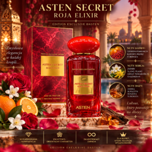 ASTEN SECRET ROJA ELIXIR Dubai Perfumy Arabskie Damskie Kwiatowo-Orientalne 100 ml