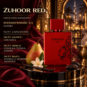 MAWWAL ZUHOOR RED – Dubai Perfumy Arabskie Damskie Owocowo-Kwiatowe
