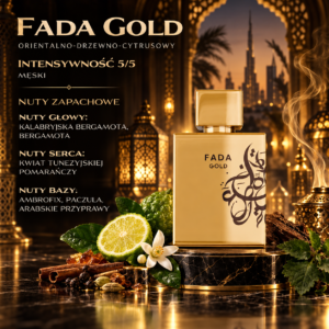 MAWWAL FADA GOLD – Dubai Perfumy Arabskie Męskie Orientalno-Drzewno-Cytrusowe